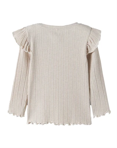 Name it - NMfNinna Slim Top - Peyote Melange